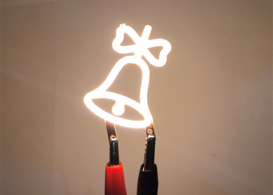 3V COB ไฟเทียนไฟยืดหยุ่น ไดโอเดส LED ไฟคริสต์มาส ไฟเทศกาล ปาร์ตี้จดหมายรัก การตกแต่งไฟ DIY