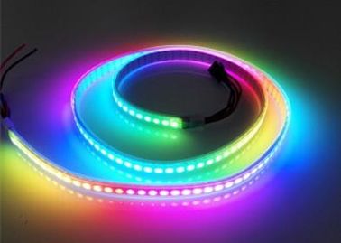 สีไล่กันน้ำเมจิกไฟ LED Strip ดิจิตอล WS2813 144 พิกเซลแอดเดรส