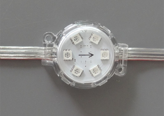 กันน้ำ DC24V UCS1903 IC 40 มม. เส้นผ่านศูนย์กลางแอดเดรสฝาครอบโปร่งใสเปิดเผยหลอดไฟ LED