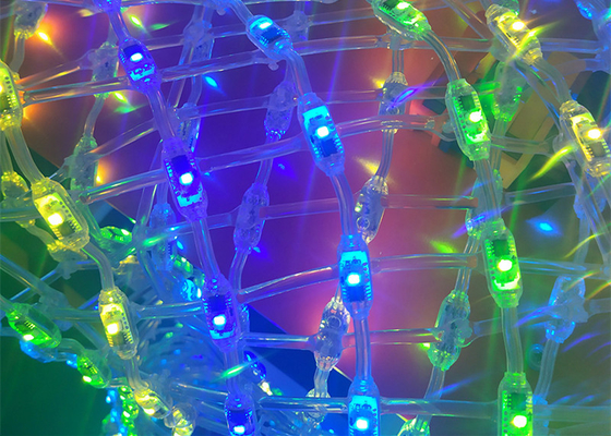 เทศกาลโคมไฟพิกเซล LED 3D แบบยืดหยุ่น 12VDC ไฟตกแต่งบ้าน