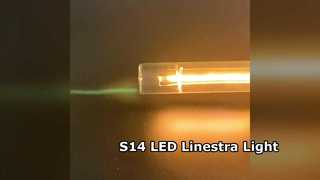 S14-LED หลอดฟิลาเมนท์หุ้มแก้ว Linestra