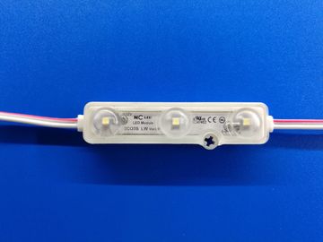 ซีลการฉีดแบบไม่มีรอยต่อไฟ LED โมดูล 1.2 วัตต์ 3 LEDS กันน้ำสำหรับตัวอักษร Channel