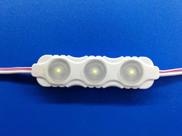 โมดูลอลูมิเนียมฉีด LED PCB โมดูล / 2835 3 โมดูล LED พร้อมเลนส์ 160 องศา