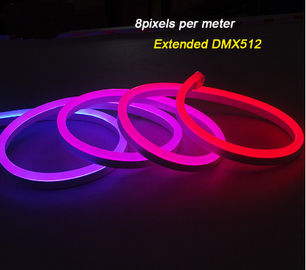IP68 DMX512 ไฟ LED นีออนแบบ LED กลางแจ้ง Digital RGB Neon LED Kit