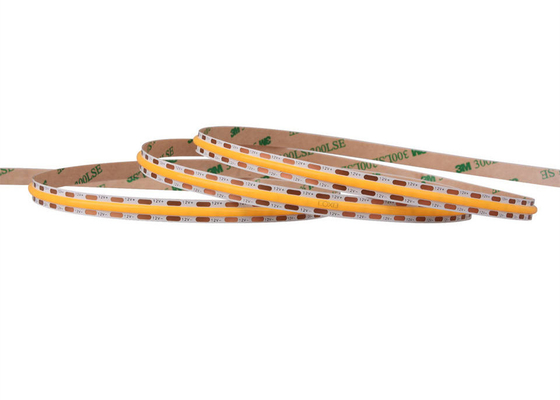 DC12V ไฟ LED เทปริบบิ้น 400 LEDs 8mm 10mm Cut IP20 Dotless COB LED Strip
