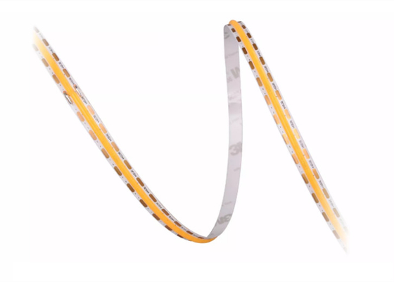 DC12V ไฟ LED เทปริบบิ้น 400 LEDs 8mm 10mm Cut IP20 Dotless COB LED Strip