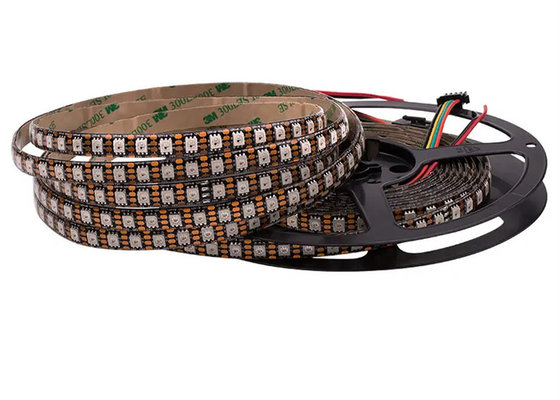 DC12V ไดจิทัล ดับเบิ้ล สายสัญญาณ IP20 WS2815 SMD5050 96 led/m l RGB IC สาย LED ที่อยู่
