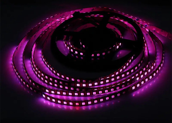 DC12V ไดจิทัล ดับเบิ้ล สายสัญญาณ IP20 WS2815 SMD5050 96 led/m l RGB IC สาย LED ที่อยู่