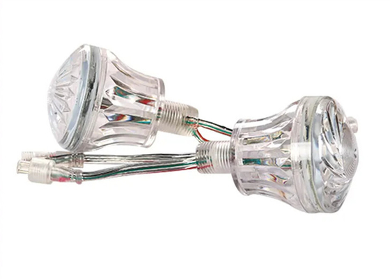 24v RGB WS2811/UCS1903 LED แสงบันเทิง ไฟพิกเซล ไฟ Cabochon LED 60mm 18 LED