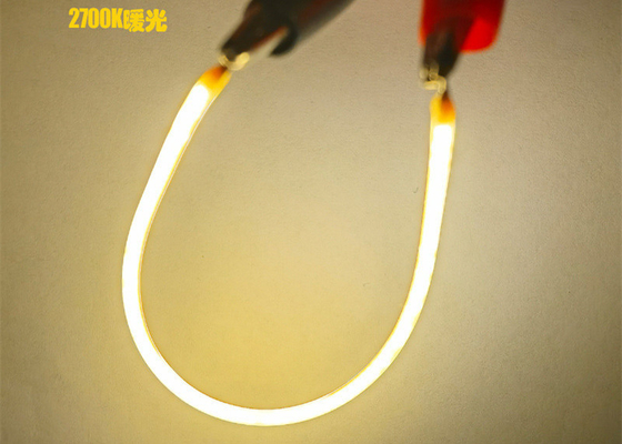 3VDC LED สายไฟยืดหยุ่น 255mm 260mm 180 ชิป 2200K แสงเหลือง 300mA CRI 83