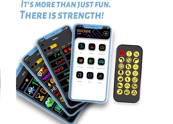หน้าจอ LED นุ่ม แบรนด์ โฆษณา โปรโมชั่น จอ RGB สี APP สมาร์ท โปรแกรมภายใน LED สัญญาณ