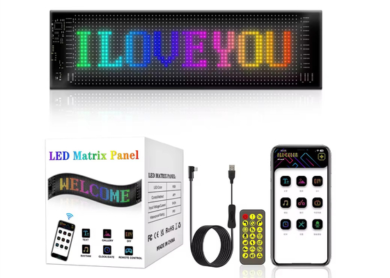 หน้าจอ LED นุ่ม แบรนด์ โฆษณา โปรโมชั่น จอ RGB สี APP สมาร์ท โปรแกรมภายใน LED สัญญาณ