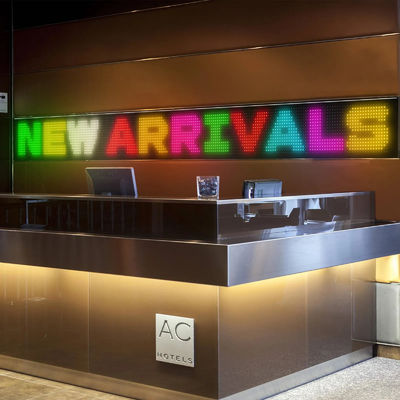 ป้ายไฟ LED แบบยืดหยุ่น Bluetooth