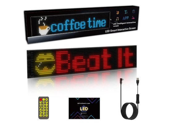 สติ๊กเกอร์รถสมาร์ท 120x595mm RGB ไดนามิก LED รถบรรทุก ไฟตาปีศาจ สําหรับหน้าจอสมาร์ทกลางแจ้ง