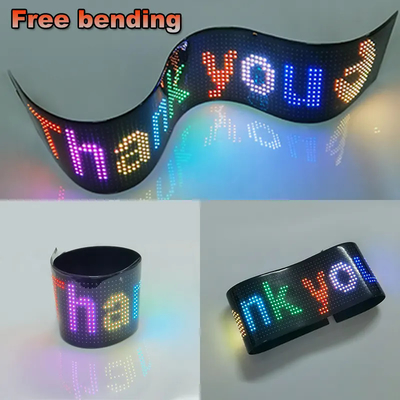โฆษณาสกรอล LED Car Sign Board การควบคุมแอปพลิเคชั่นที่สามารถโปรแกรมได้
