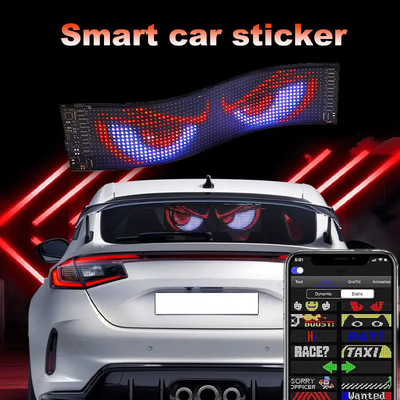 โฆษณาสกรอล LED Car Sign Board การควบคุมแอปพลิเคชั่นที่สามารถโปรแกรมได้
