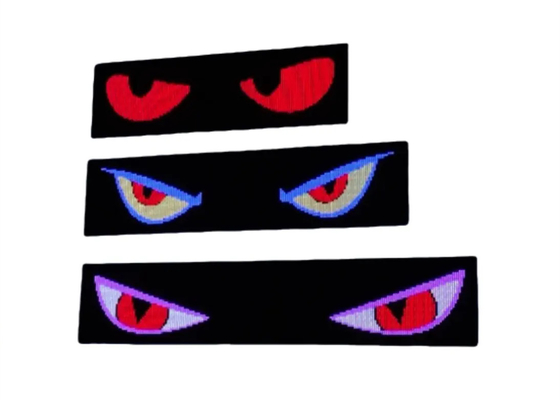 รถกระบะ Devil Eye LED Screen รถกระบะ ไลท์ รถกระบะ ไดนามิก LED Light Smart Car Sticker แผน LED ปรับปรุงได้ สําหรับกระจกหน้ารถกระบะ