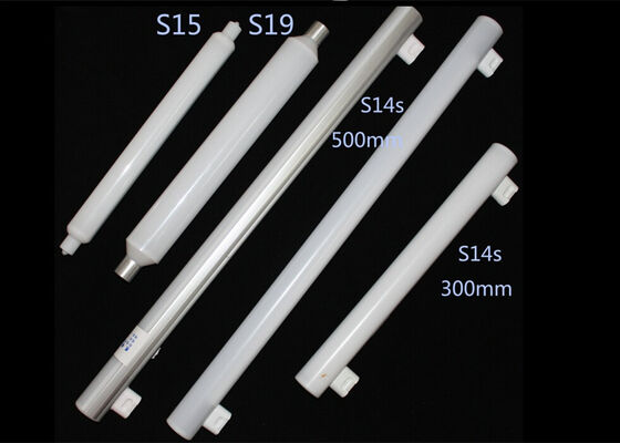 หลอด LED S14s S14d, ไฟส่องกระจก LED S14, ไฟตู้หลอดไส้ LED S14, หลอดไฟเส้นตรง, 5W/300MM