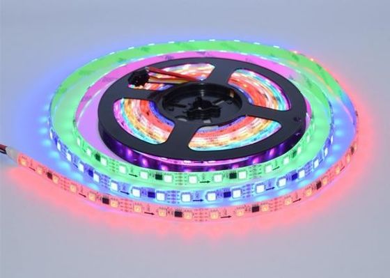 WS2818 IC Magic Digital ไฟ LED Strip, ตกแต่งแถบไฟ LED Super Bright DC 12V