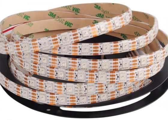 WS2818 IC Magic Digital ไฟ LED Strip, ตกแต่งแถบไฟ LED Super Bright DC 12V