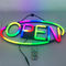กันน้ำ LED Neon Flex Light Magic Color Shop Bar ป้ายเปิด