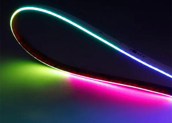 ด้านออก COB เชือก 630LED ต่อเมตร RGB 8 มม ยืดหยุ่น Rgb ฟรี ดอท LED Light
